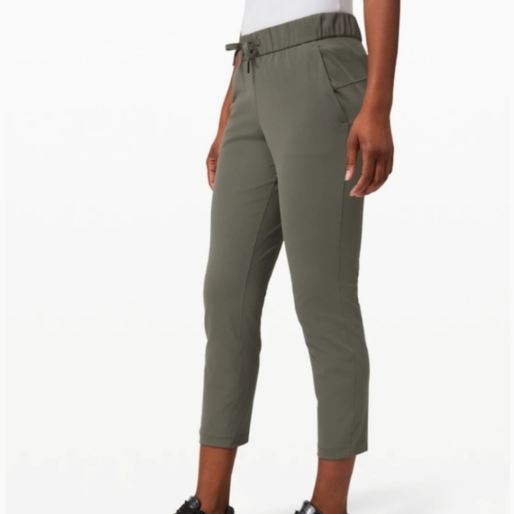Lululemon On The Fly Woven Pull On Drawstring Elastic Waist Pant 4